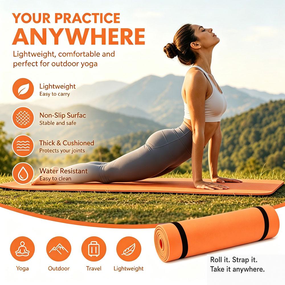 Non Slip EVA Yoga Mat Lightwei - Outdoor Camping Rugs review and price
