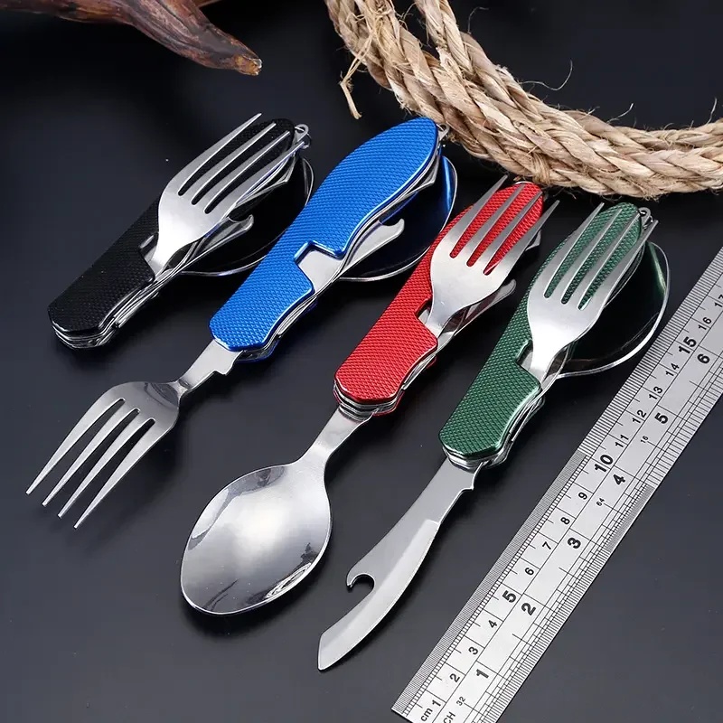 Stainless Steel Cutlery 4in1 O - Outdoor Camping Dining Set review and price